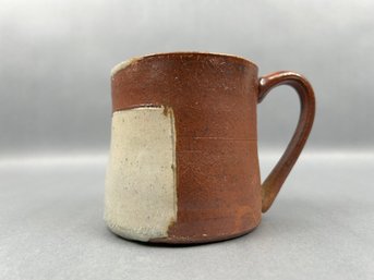 Studio Pottery Raku Coffee Mug