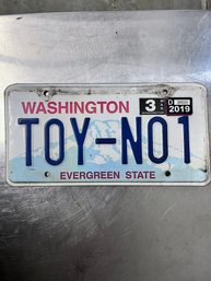 2019 Washington State License Personalised TOY-nO1