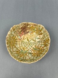 Inlayed Porcelain Studio Pottery Bowl