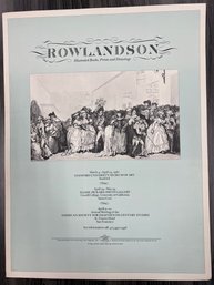 Thomas Rowlandson Exhibition At Stanford University 1980.