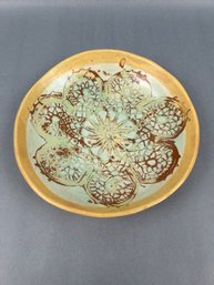 Inlayed Lace Porcelain Bowl