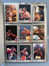 1991 AW Sports Set Of 146 Boxing Cards In A Folder.