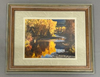 River Bend Photograph Framed *local Pick Up Only*