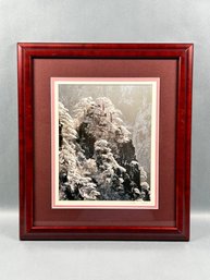 Photo Winter Mountain Scene - Signed King Wu 7/350