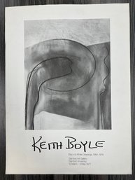 Keith Boyle Poster From Stanford Art Gallery Exhibition.