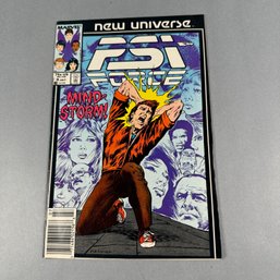 New Universe PSI  Force -Mind Storm.  July 1987 -#9