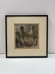 Antique Print Of The King Street Gateway, Whitehall *Local Pickup Only*