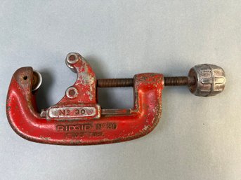 Rigid No 30 Pipe Cutter.