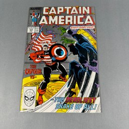 Captain America: Captain Vs The Deadliest Snake Of All! Aug 88- #344