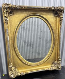 Vintage Gilded Ornate Framed Mirror 27.25x23.