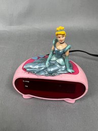 Vintage Disney Cinderella Alarm Clock.