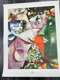 Marc Chagall Print I And The Village Museum Of Modern Art.
