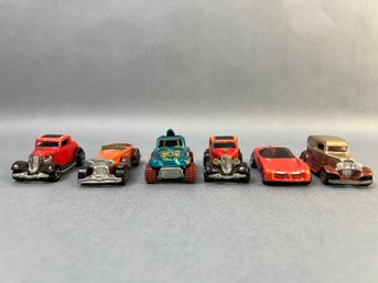 6 Vintage Hot Wheels Hot Rods.