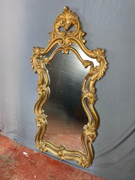 Large Hollywood Regency Style Wall Mirror (A)