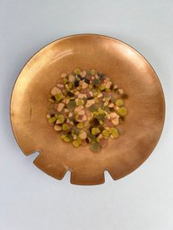 Enamel Copper Ashtray