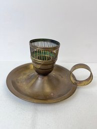 Vintage Chase USA Brass Candleholder.