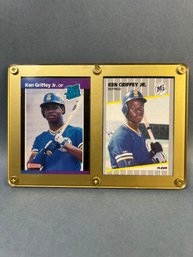 1988 Donruss And 1989 Fleer Ken Griffey Jr. Rookie Cards.