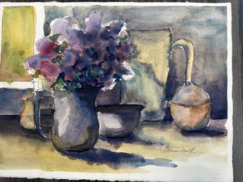 Watercolor By Marion Barth.