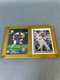 2 Cal Ripken Cards 1992 Upper Deck And Fleer Ultra.