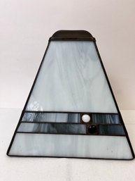 Slag Glass Lamp Shade.