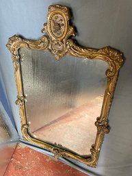 Carved Wood Frame Gilded Mirror M- 105.