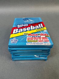 6 Unopened MLB Card Packs 1992 Topps.