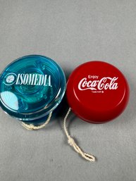 2! Yo Yos With Logos: Coca Cola And Isomedia