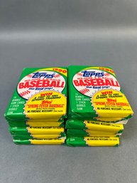 12 Unopened MLB Card Packs 1991 Topps. Set 2.