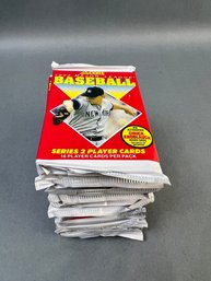 14 Unopened MLB Card Packs 1992 Score Series 2.