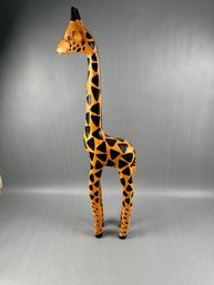 Very Tall  Wood Giraffe