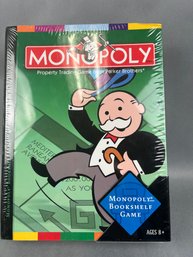 Monopoly Bookshelf Game.