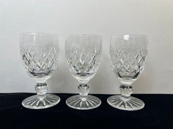 Waterford Boyne Sherry Glasses Three