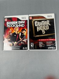 Wii: Guitar Hero 5 And Green Day Rockband