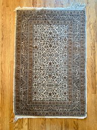 Vintage Hand Knotted Persian Entry Rug