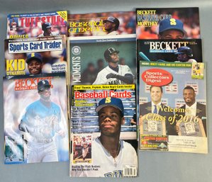 Lot Of Collectors Magazines Featuring Ken Griffey Jr. On The Cover.