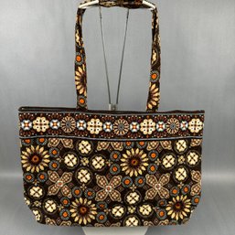 Vera Bradley Cloth Tote With Magnetic Closure