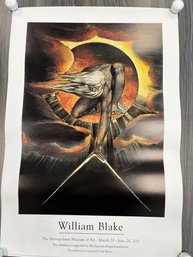 William Blake Poster For His Exhibition At The MMA 2001.