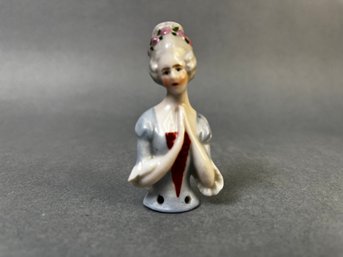 Vintage Porcelain Half Doll Marked 6239.