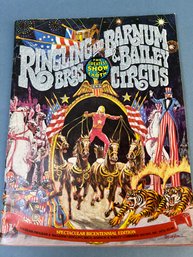 Bicentennial Edition Program From The Greatest Dhow On Earth. Ringling Bros And Barnum And Baily Circus.