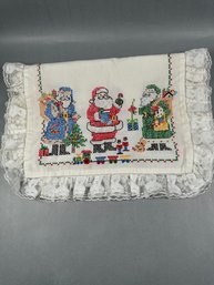 Cross Stitch Santa Runner