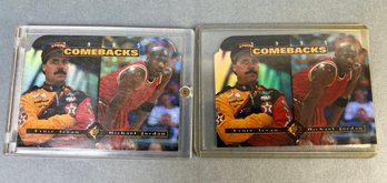 1995 Upper Deck Comeback Cards Featuring Michael Jordan And Ernie Irvsn