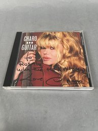 Autographed Charo CD Personalized To Rosaly.