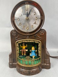Vintage Mastercrafters Clock Model 551 Swinging Playmates.