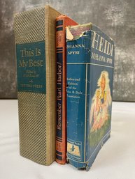 3 Vintage Novels Heidi Spyri Remember Pearl Harbor American Literature