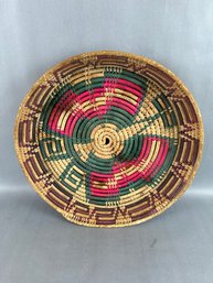 Native Woven Basket Tray