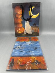 Halloween Trick Or Treat Bag And Table Runner