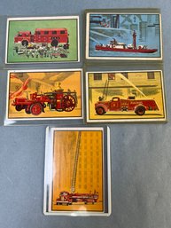 1953 Bowman Firefighter Cards.