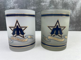 Pair Of Vintange Seattle Mariners Drinking Glasses