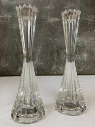 Vintage Crystal Candlesticks