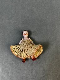 Miniature Bisque Doll.